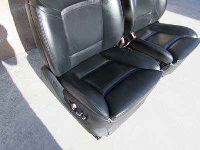 BMW Complete Front Seats Black Nappa Leather 52107231101 F10 528i 535i 550i ActiveHybrid 52